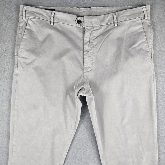Peter Millar Pants Mens 40 Gray Gale Crown Crafted Stretch Chino Golf Casual New - Picture 6 of 14